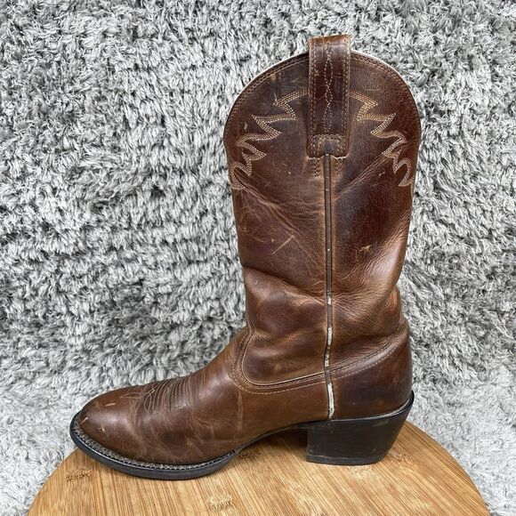 Ariat Western Cowboy Boots Men's 9 EE Sedona Rodeo Riding Leather - Picture 6 of 11